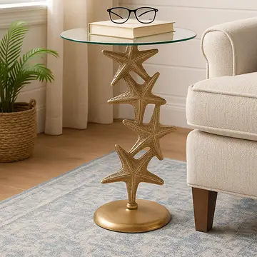 Starfish Side Table- Gold