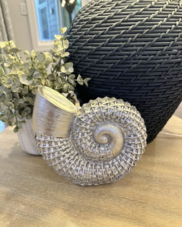 Silver Seashell Sculpture